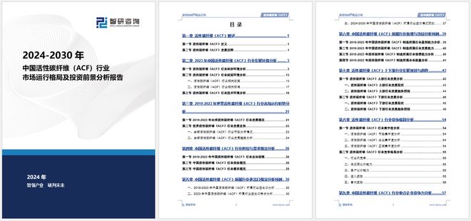 中国活性碳纤维行业市场现状、重点企业分析及投资潜力研究报告(图5)